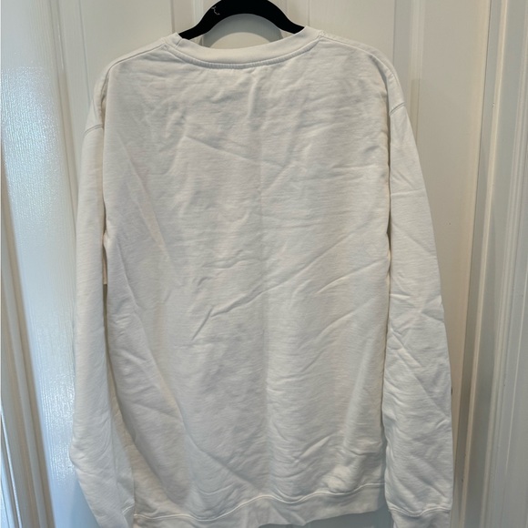 Independent Trading Christmas Santa Mickey Smiley White Sweatshirt Size 2X - Picture 2 of 8